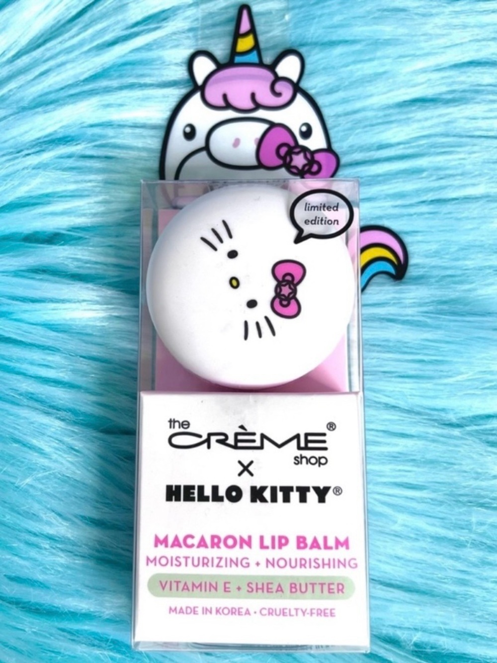 Crème Shop X Sanrio Sweet Sprinkles Hello Kitty Limited Edition Macaron Lip Balm - Picture 4 of 7